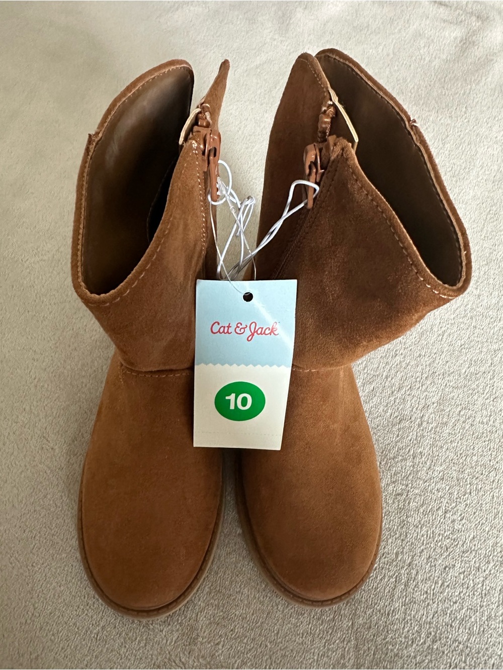 Cat & Jack Toddler Girls’ Ankle Boots Brown US 10 NWT